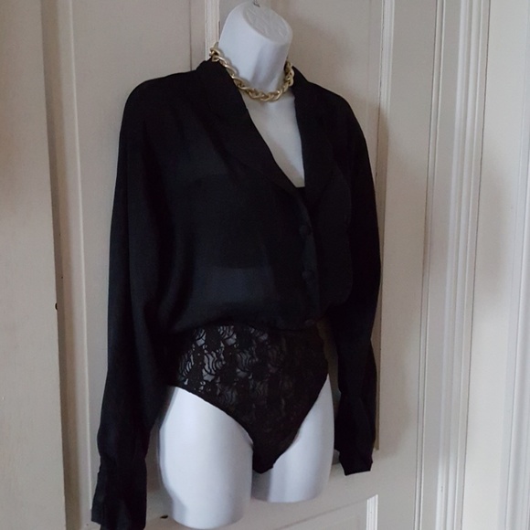 Blouse & Lace Bodysuit - Picture 2 of 5